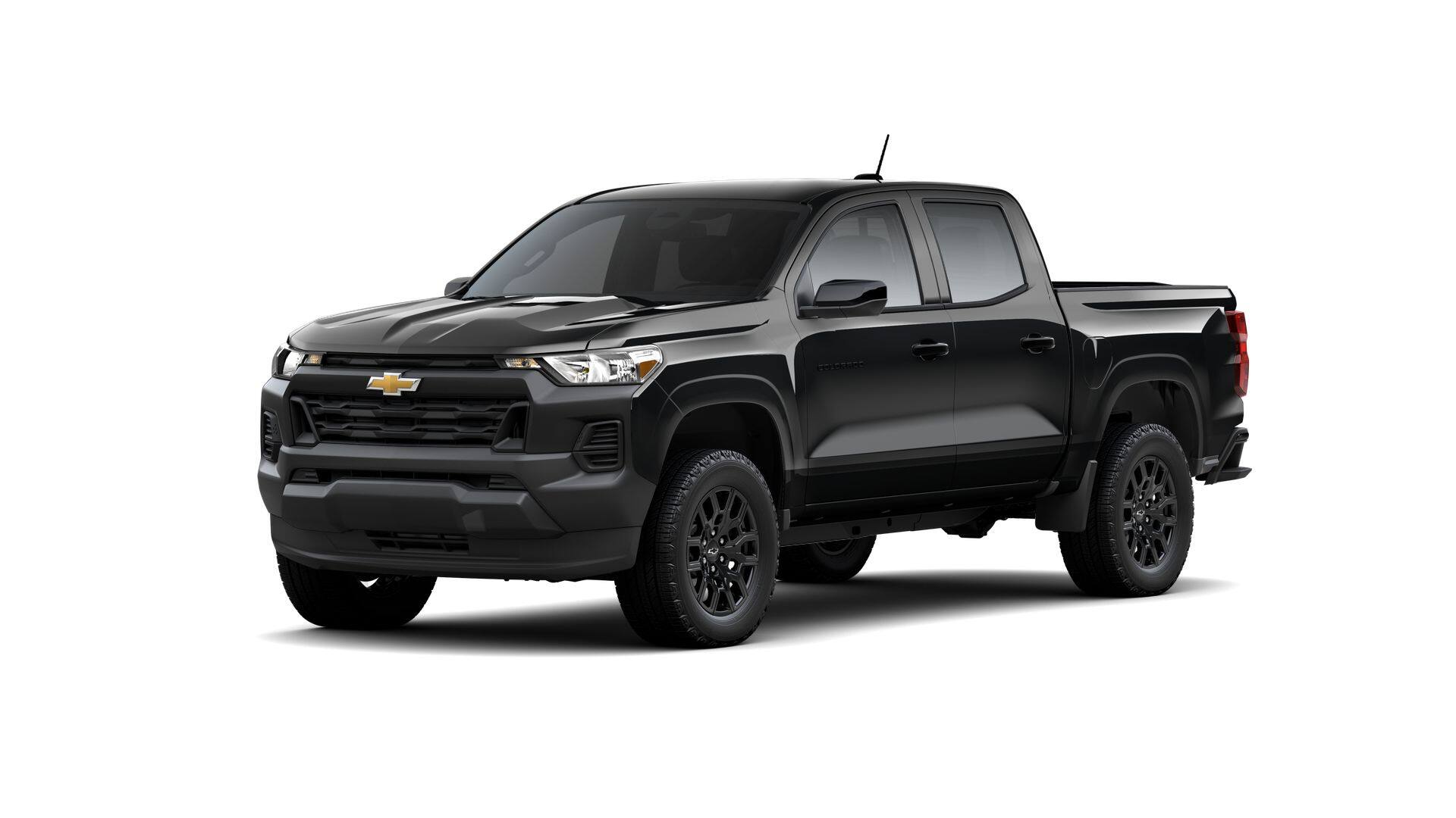 2026 Chevrolet Colorado WT in Black — front three-quarter view