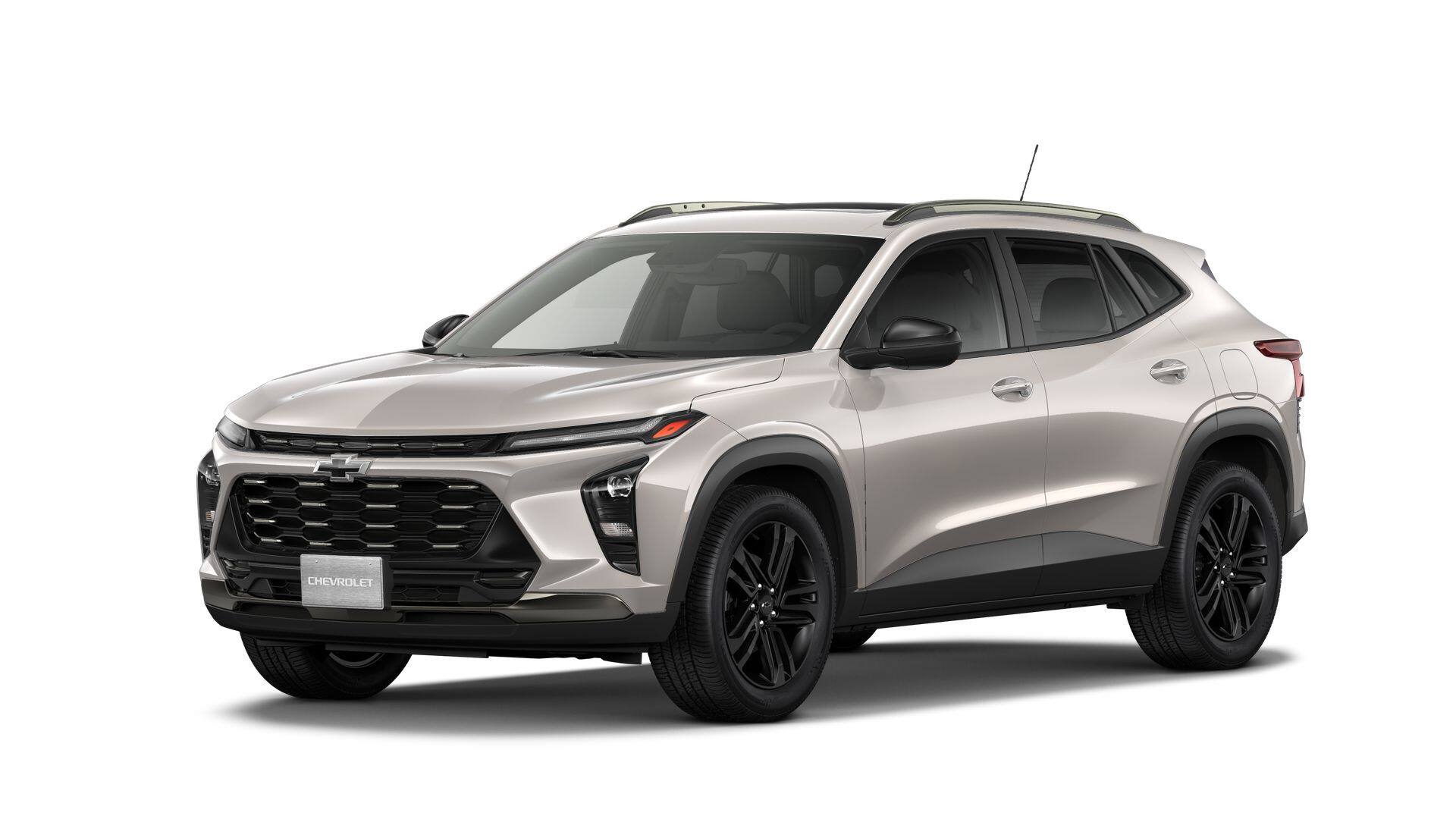 2026 Chevrolet Trax ACTIV in White Sands — front three-quarter view
